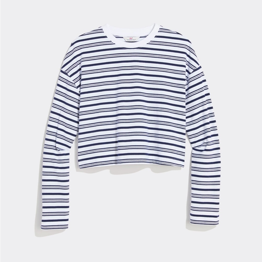 Vineyard Vines Midweight Jersey Long-sleeve Crewneck Tee - S